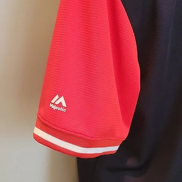 Atlanta Braves Ozzie Albies "Puchi" Majestic Jersey 2018 SZ M - Picture 5 of 8